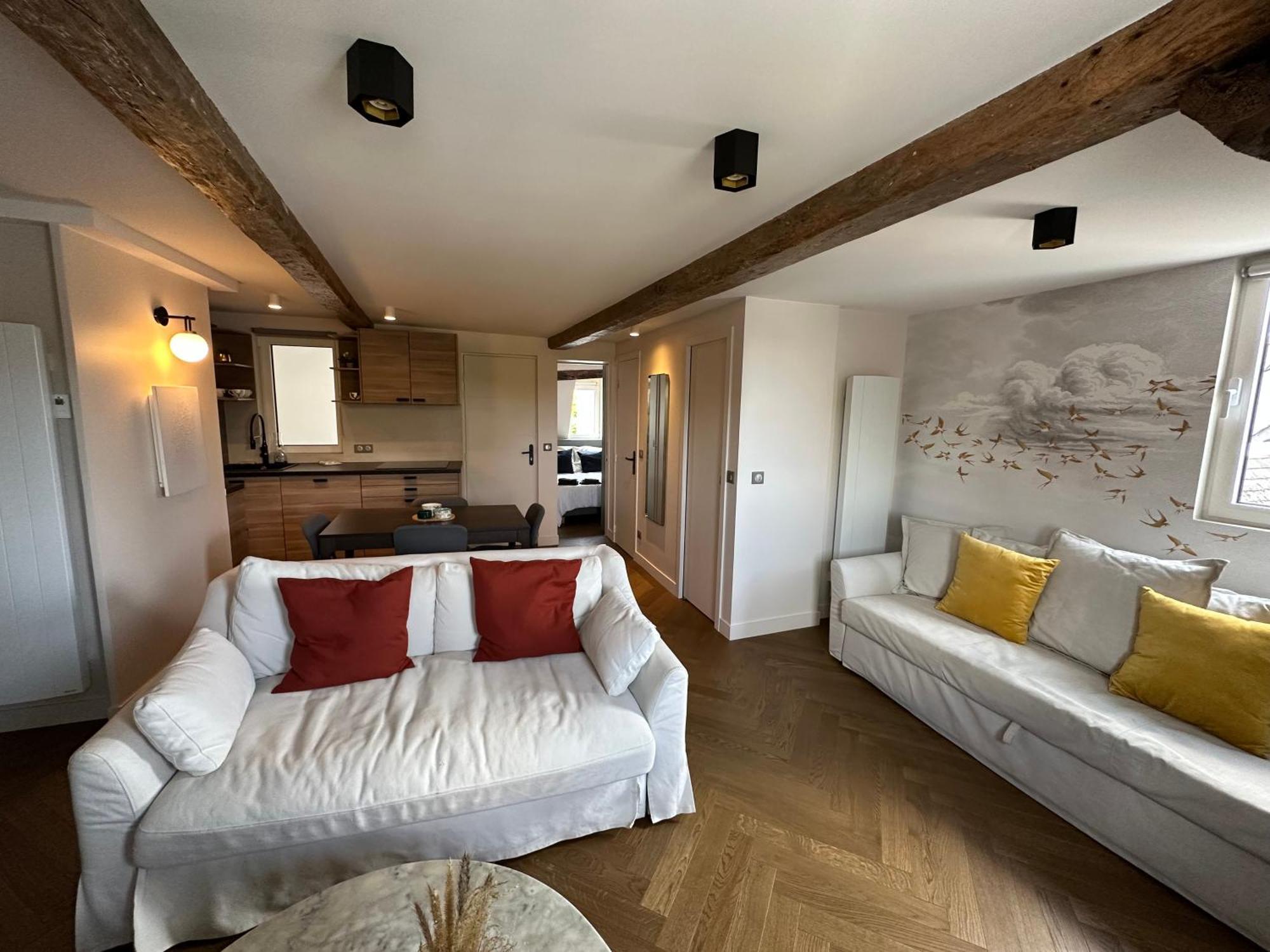 Appartement Les Hirondelles Онфлёр Экстерьер фото